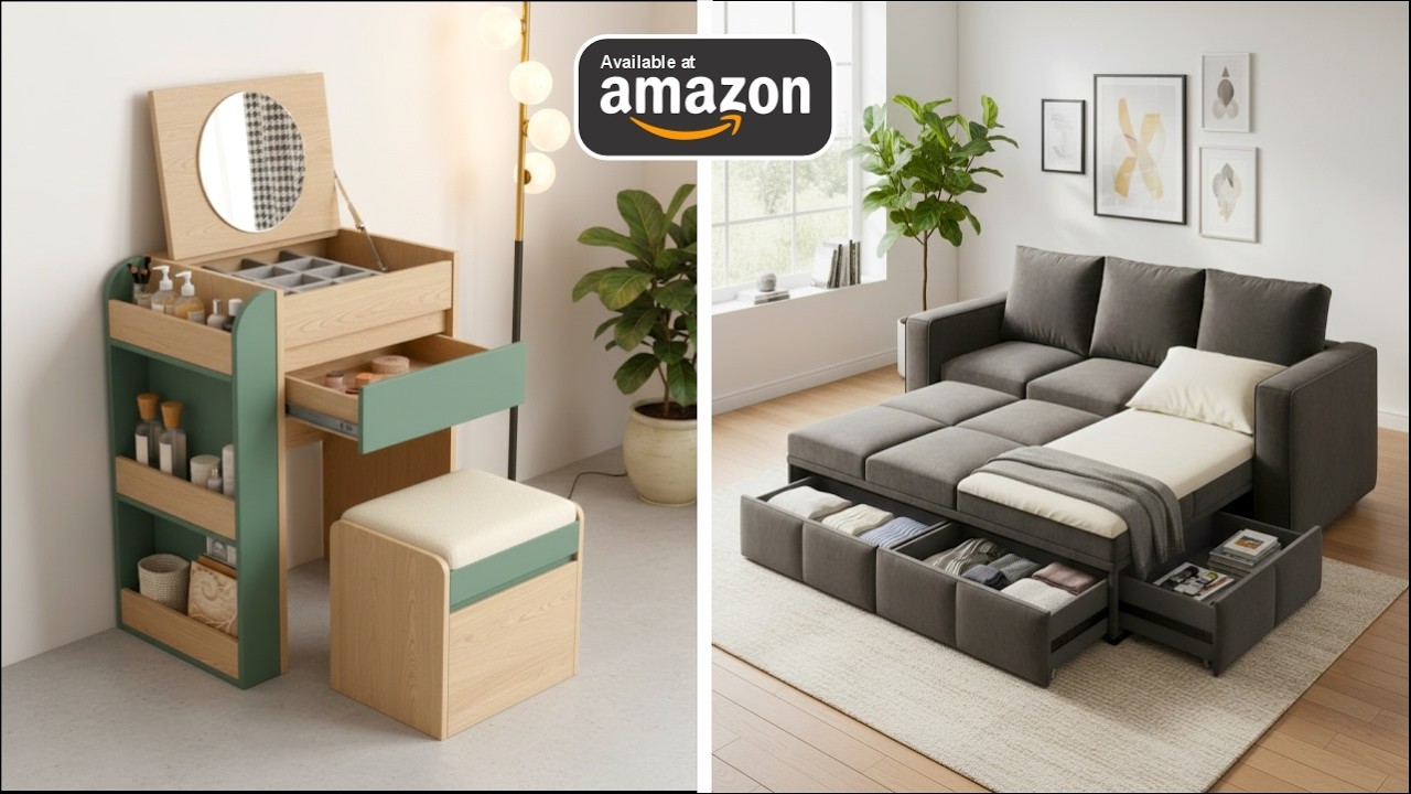 30 компактных гаджетов Amazon для крошечной квартиры | Идеи для хранения вещей в малом пространстве