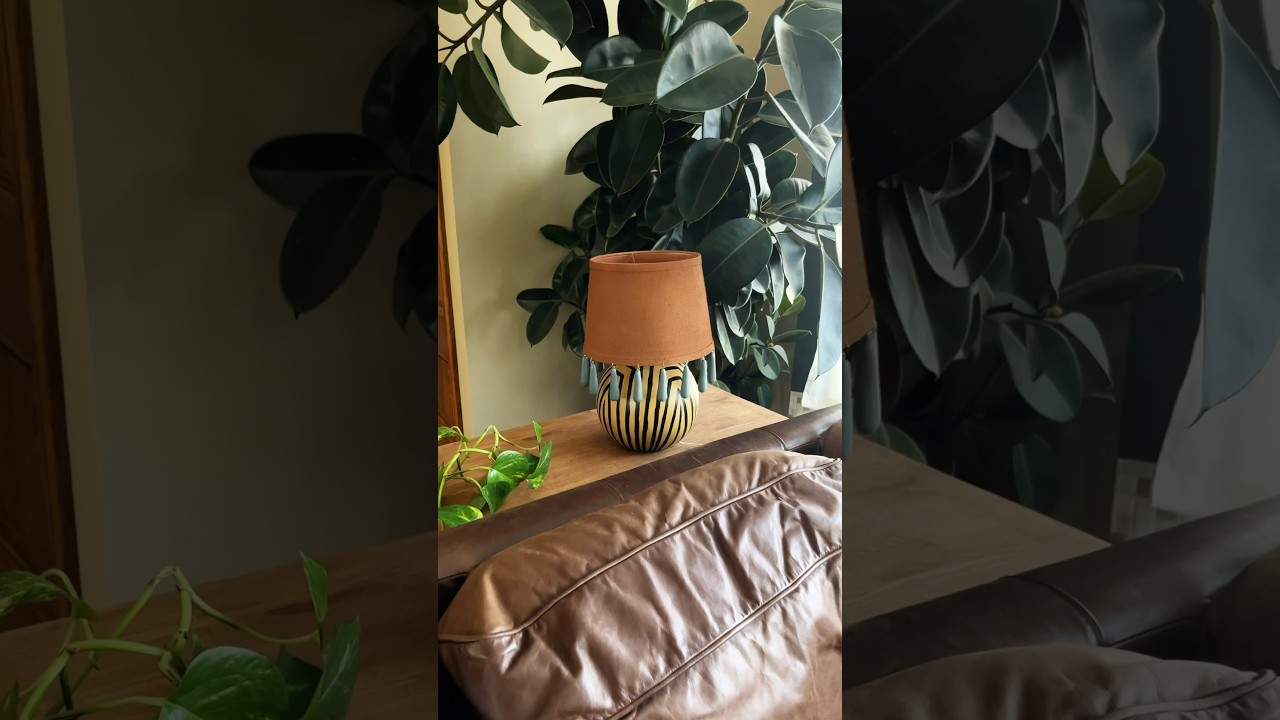 You&rsquo;ll never look at a thrift store lamp the same! #eclecticdecor #upcycling #upcycled #thriftflip