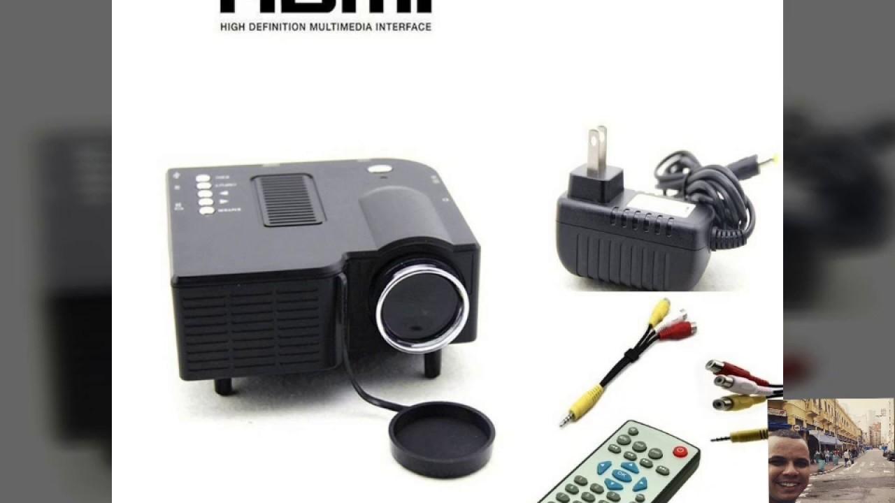 Unboxing Mini Projetor Portátil HDMI BSL‑17874‑A – Primeira Impressão