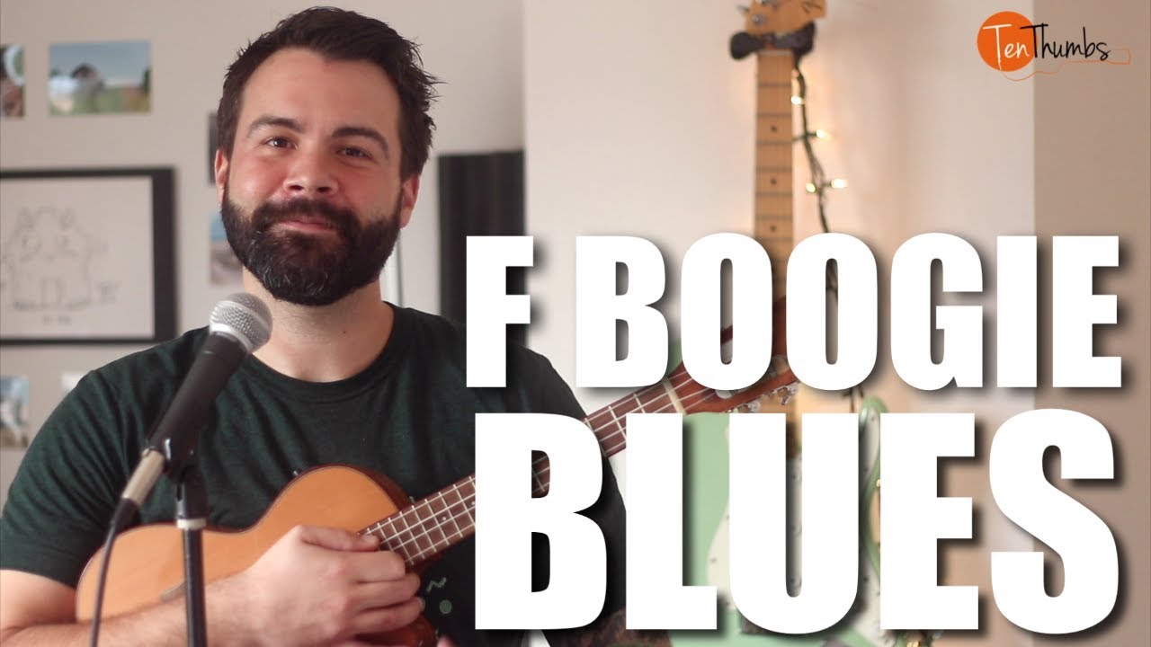 F Blues Shuffle с поворотом и гаммой — Учебное пособие по блюзу на укулеле