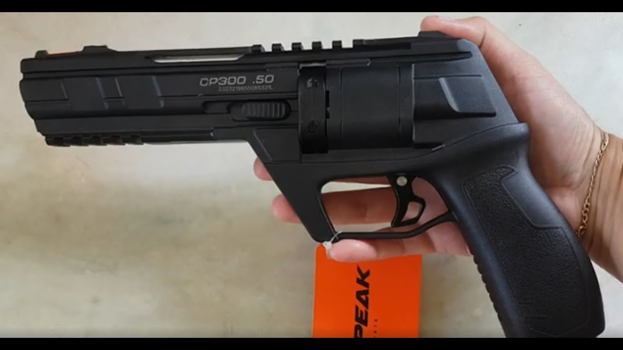 Airgun - Revólver CP300 Defender .50 Snowpeak Co2