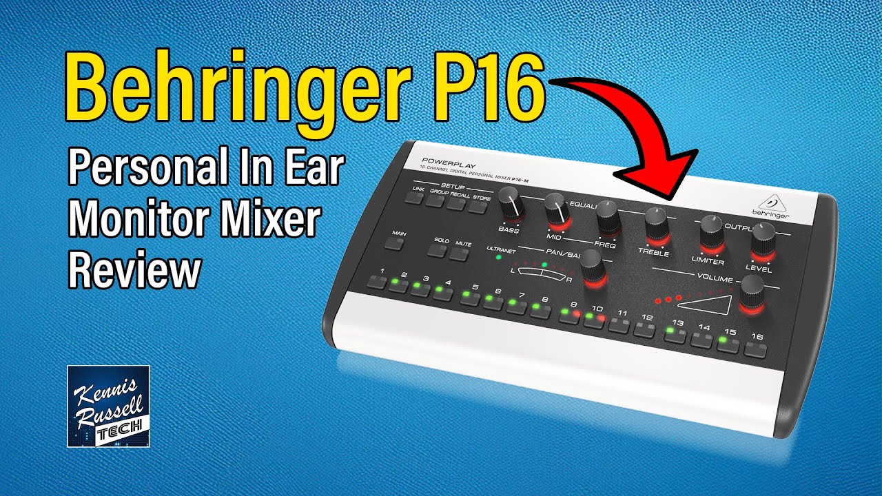 Behringer P16 In Ear Mixer Review/Overview