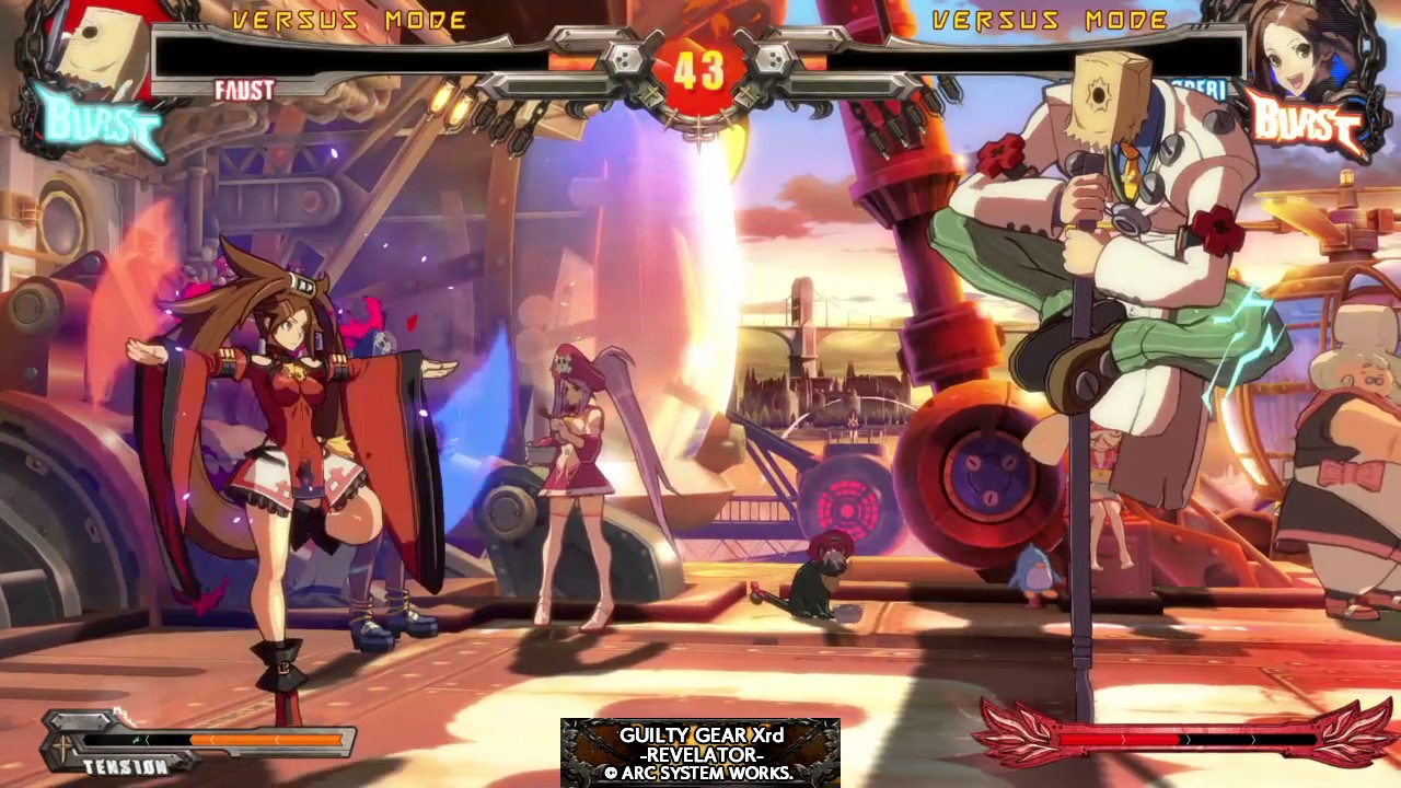 Guilty Gear Xrd -Revelator - Faust vs Jam Kuradoberi