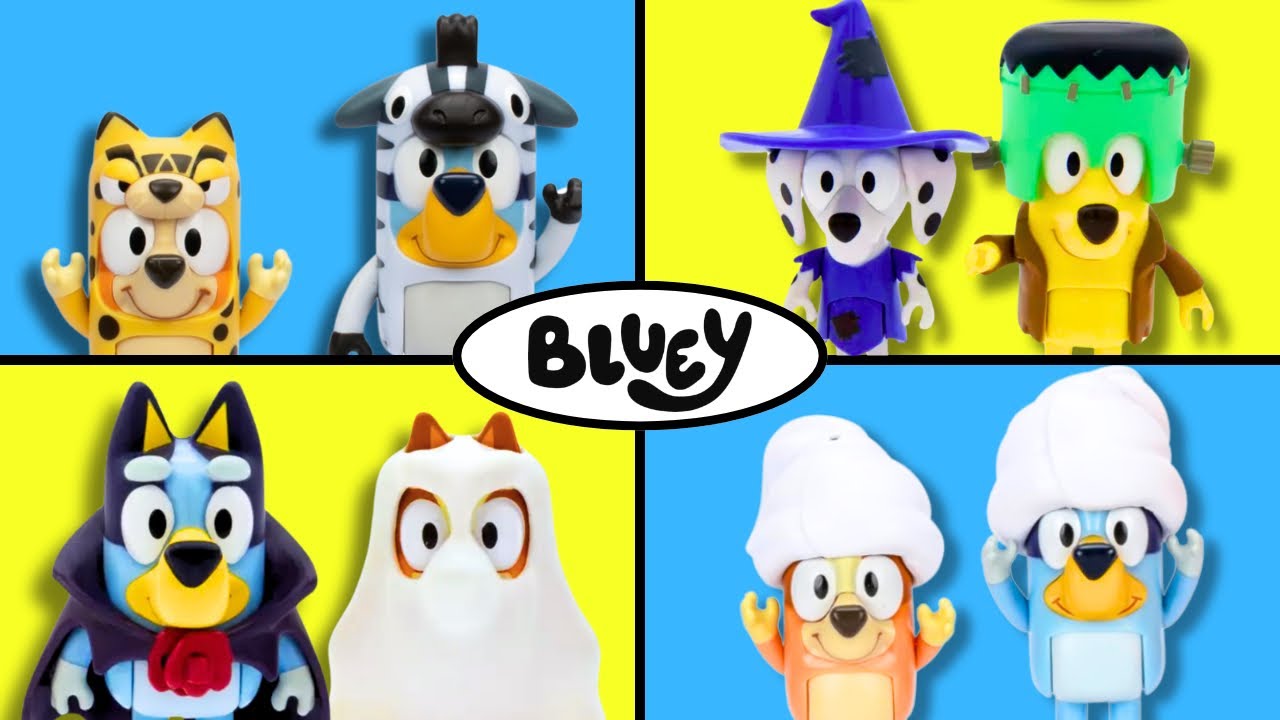 Bluey Toys! Bluey Halloween Onesies Episode Toy Unboxing