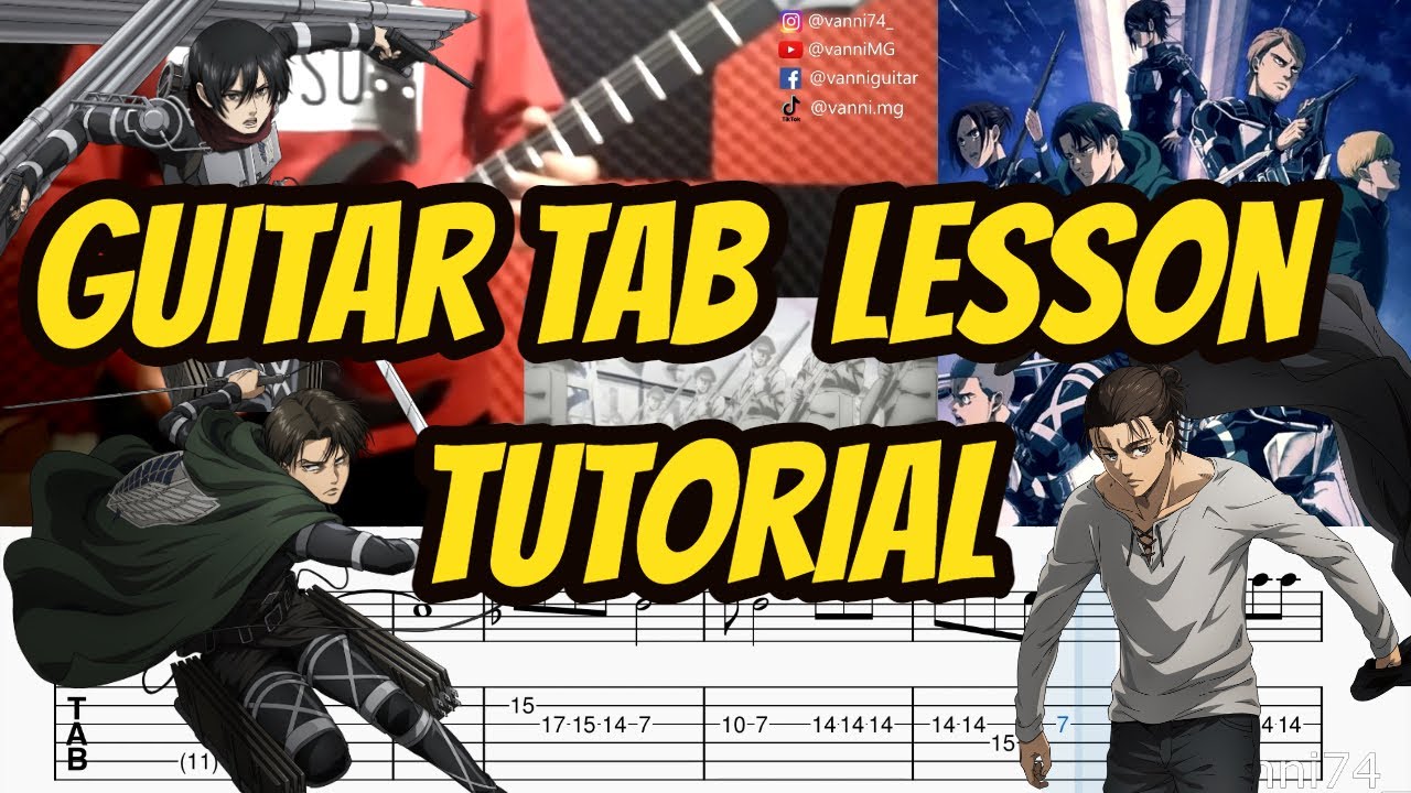 Shingeki no Kyojin - Opening 6 [My War] Final Season | Cover | Guitar Tab | Lesson | Tutorial