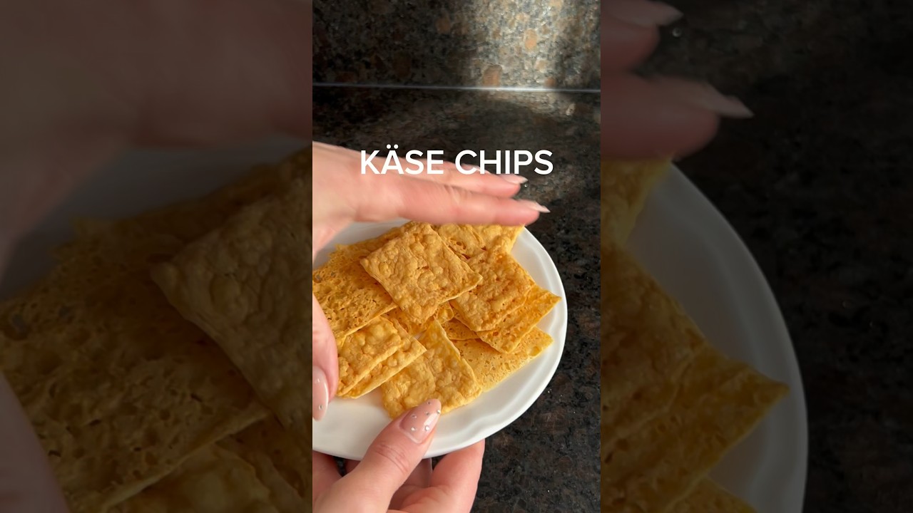 Aus Gouda K&auml;se Chips selber machen🫠
