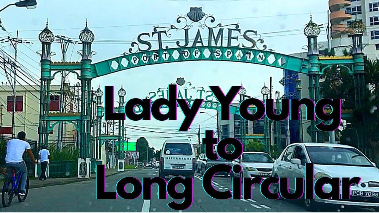 Lady Young to Long Circular Mall, Trinidad W.I. - Driving Tour