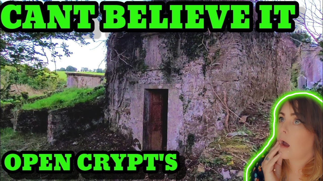 Can't believe it, open crypts and tombs here