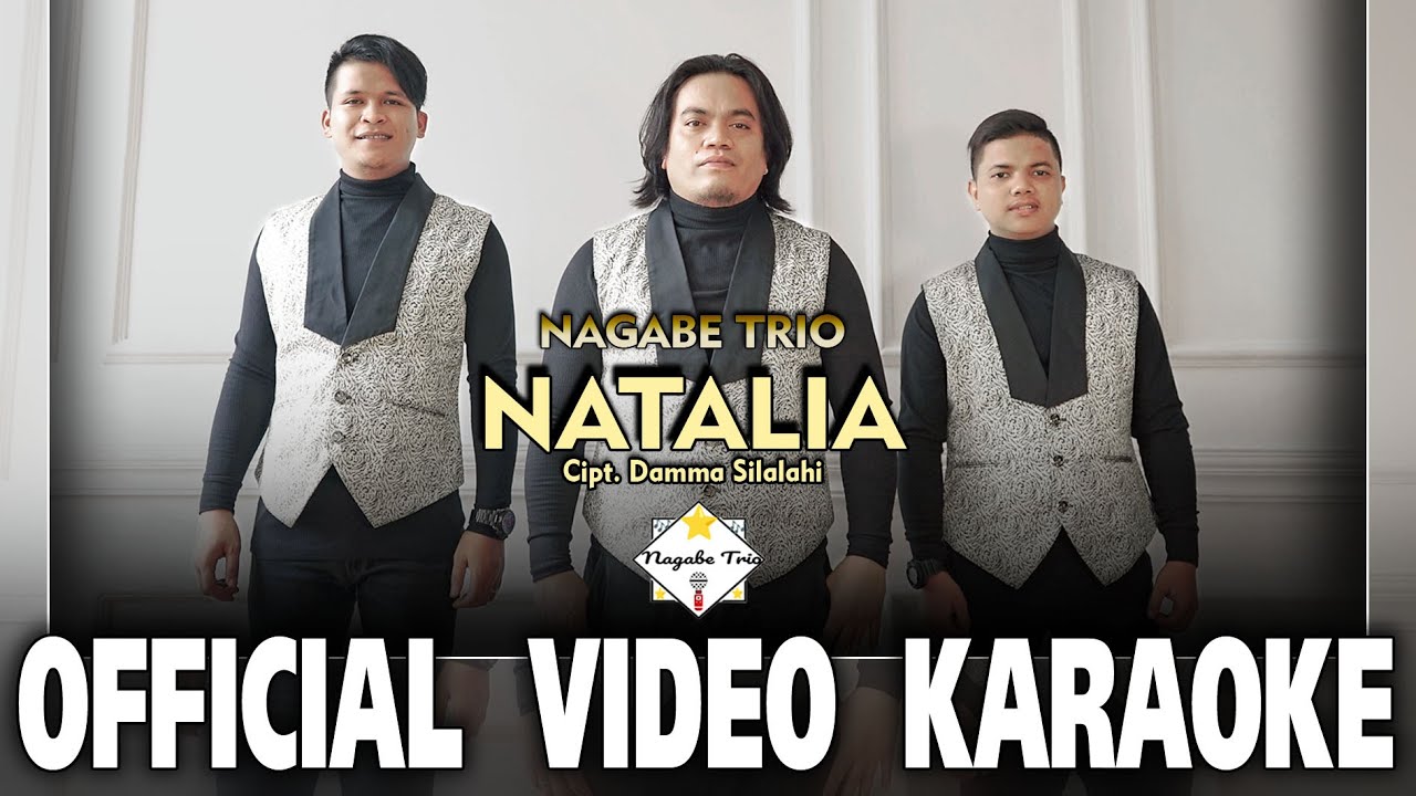 KARAOKE NATALIA || NAGABE TRIO || OFFICIAL VIDEO KARAOKE