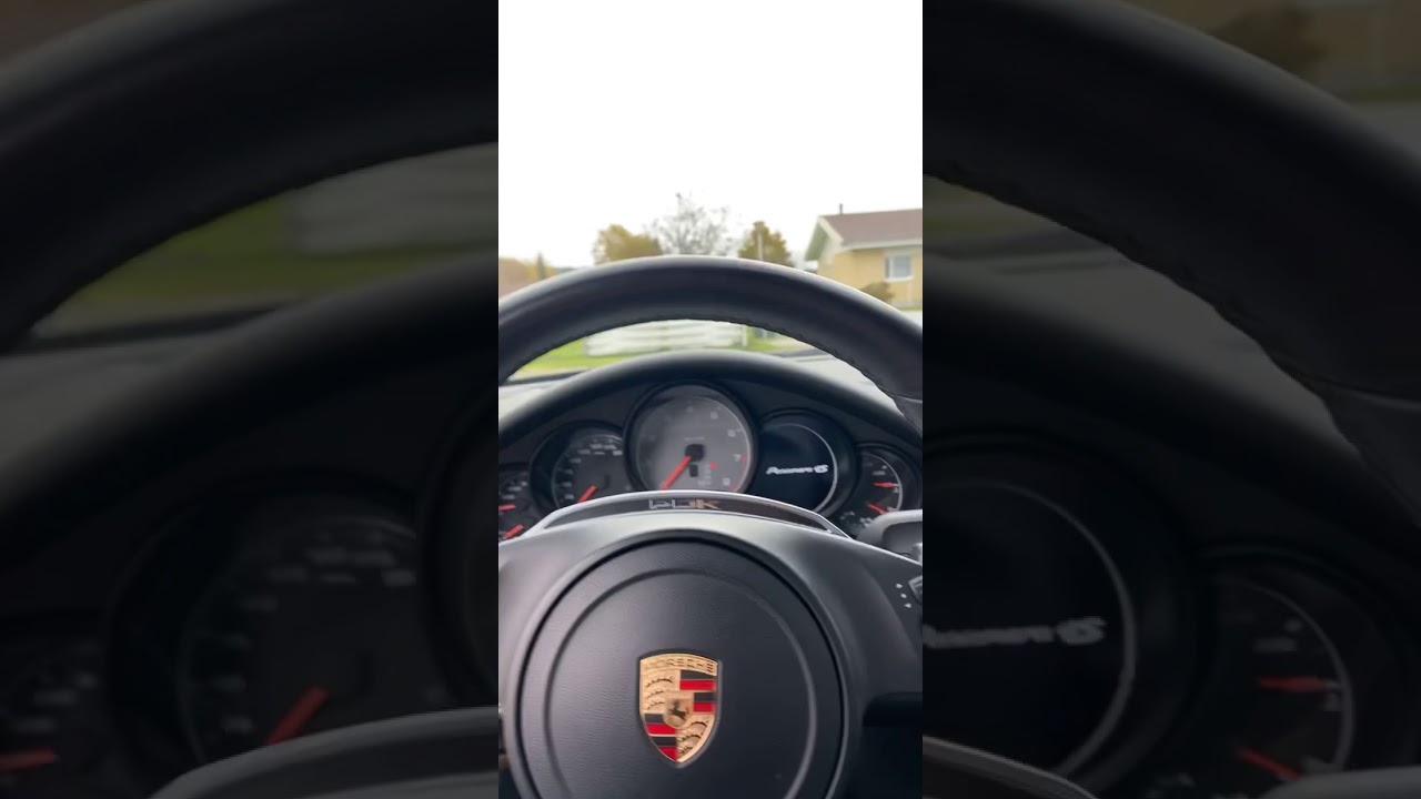 Porsche Panamera 4S V8 Straight Pipe Cold start
