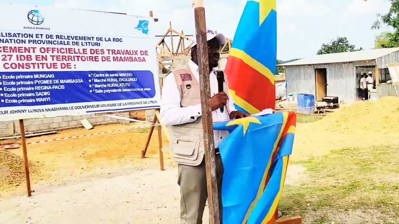 Lancement officiel des travaux des 27 infrastructures de base à Mambasa par STAR RDC