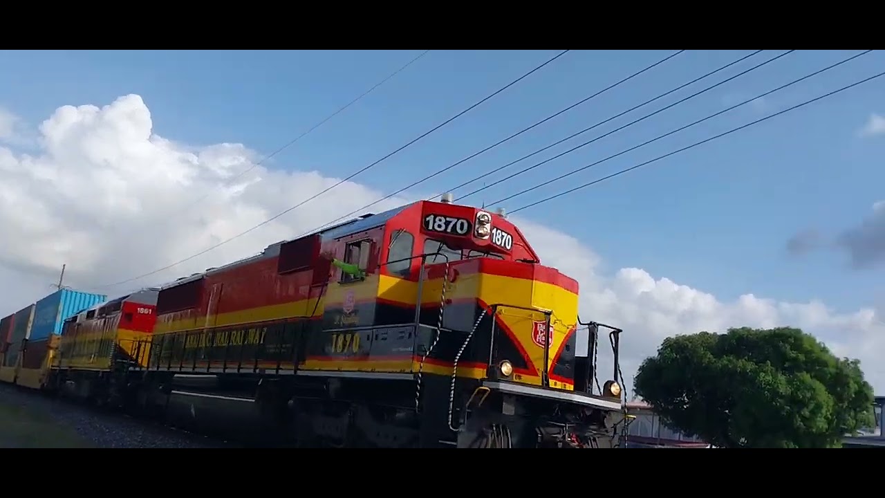 1870 is back at Pedro Miguel Panama Canal Railway 