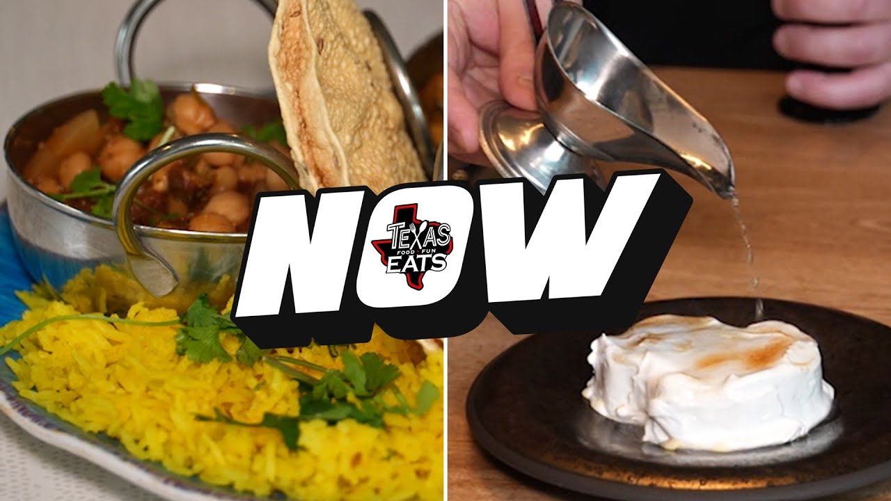 Texas Eats NOW: Запеченная Аляска, отмеченная звездой Мишлен, и карри-кесо в индийском стиле.