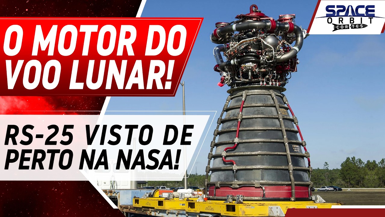 O MOTOR DO SLS QUE VAI NOS LEVAR PARA A LUA!