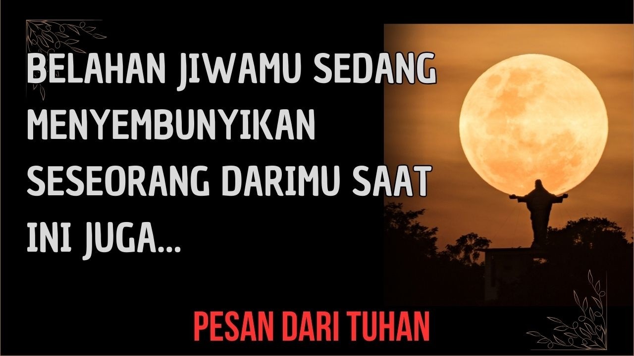 Belahan jiwamu sedang menyembunyikan seseorang darimu SAAT INI juga...