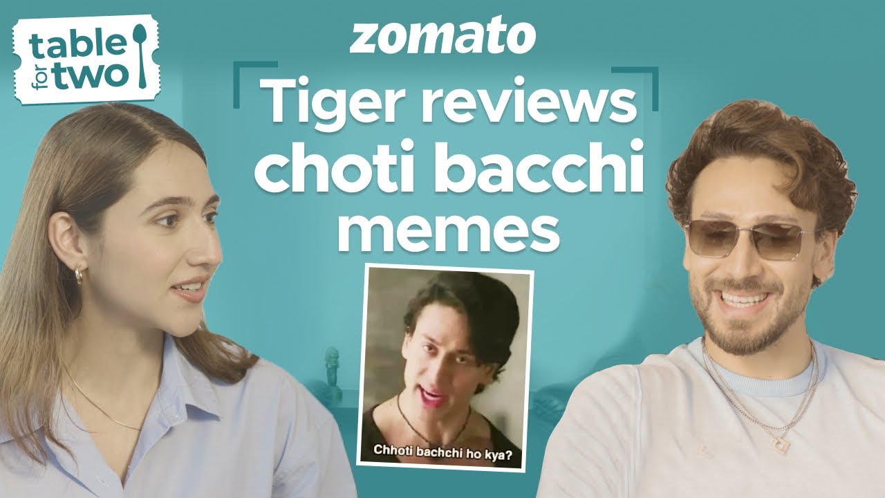 Актёр @TigerShroff реагирует на свои вирусные мемы | Сахиба Бали | Тайгер Шрофф | Zomato