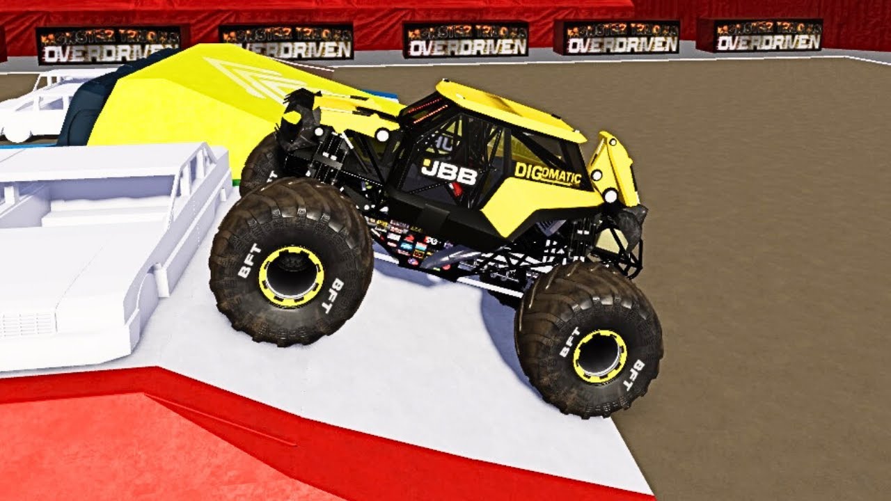 JCB DIGatron Monster Truck Freestyle | Roblox Monster Jam
