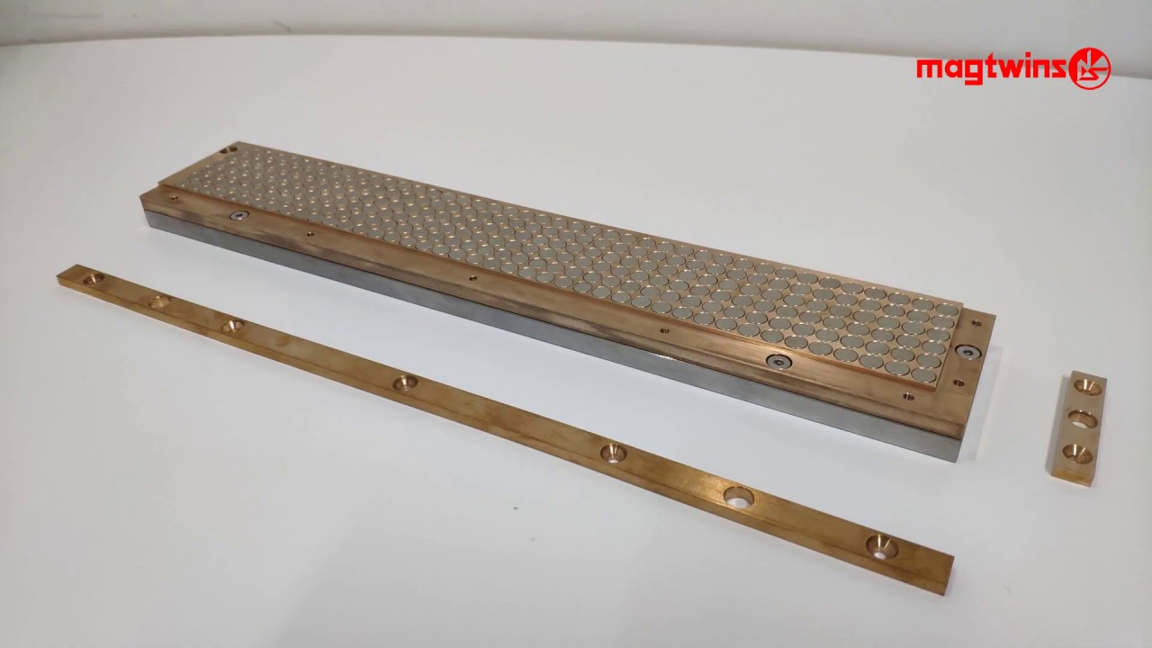 Magnetic chuck for hard metal alloy grinding Magtwins