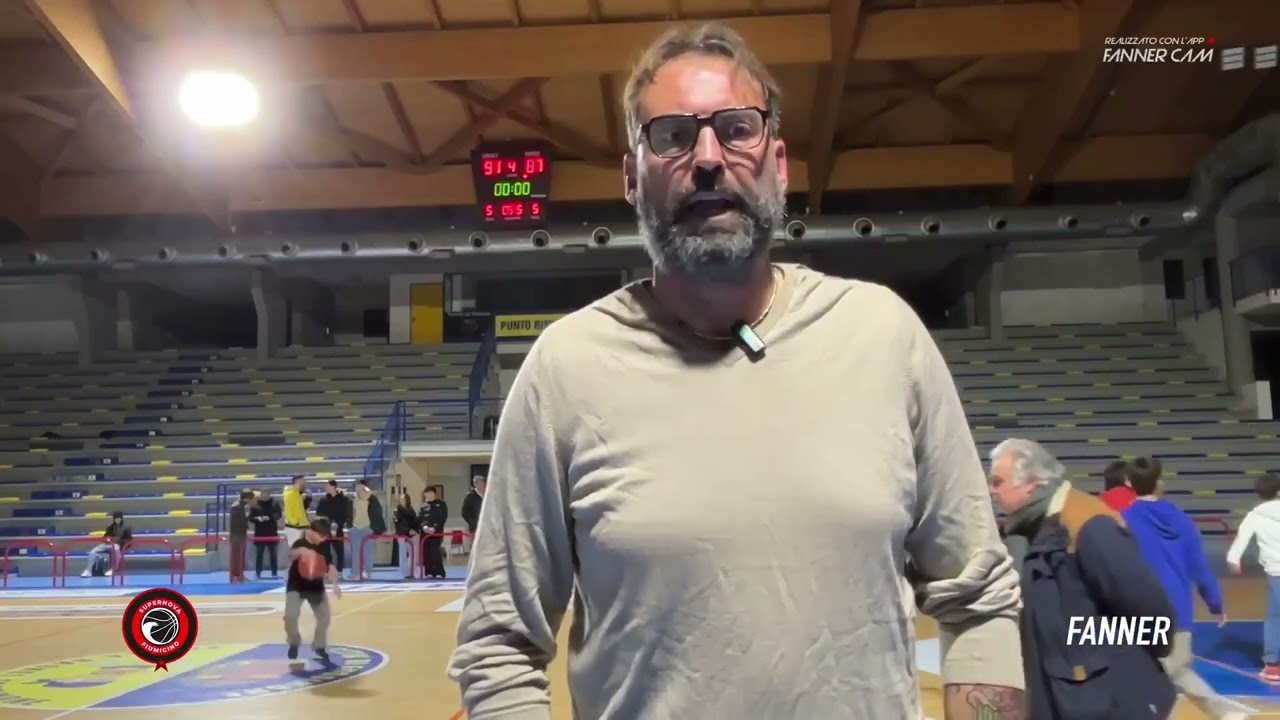 🎤 Scuola Basket Frosinone VS Supernova Fiumicino | Intervista a Di Giuliomaria