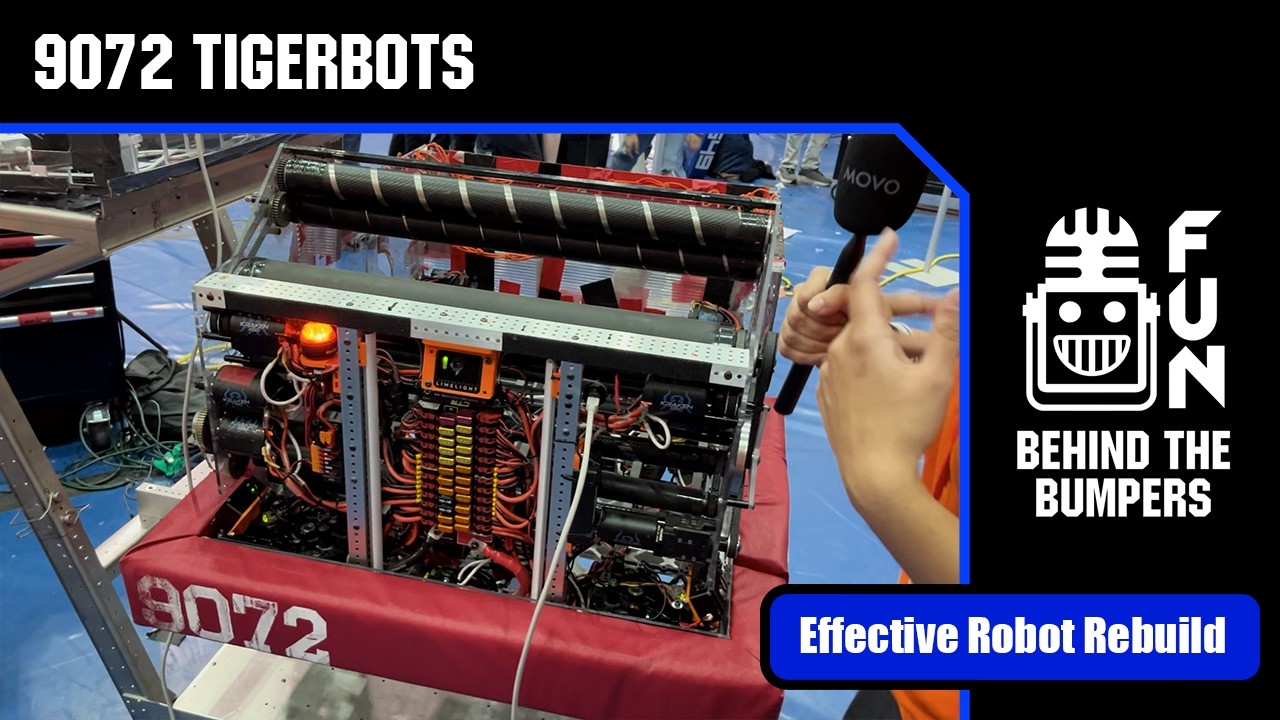 9072 TigerBots | За кулисами | Восстановленный робот FRC