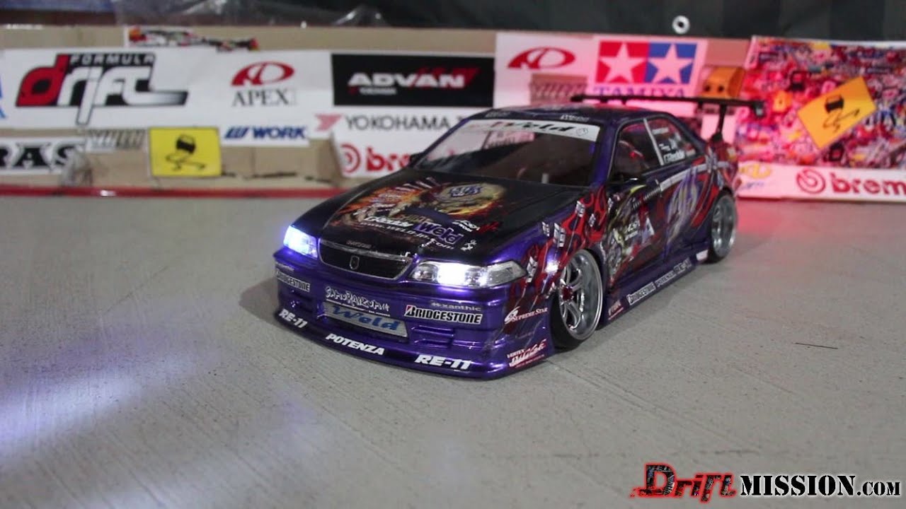 P!PES RC Drift LED Light Kit v2 - JZX100 - Weld Overdose D1 - MST XXX VIP Countersteer