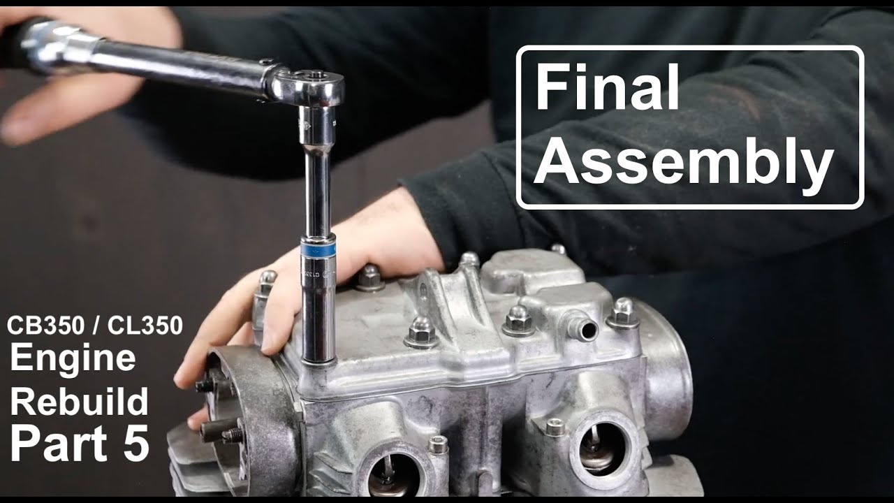 Torquing the Engine Studs and Final Assembly: Honda CB350 / CL350 Engine Rebuild Part 5