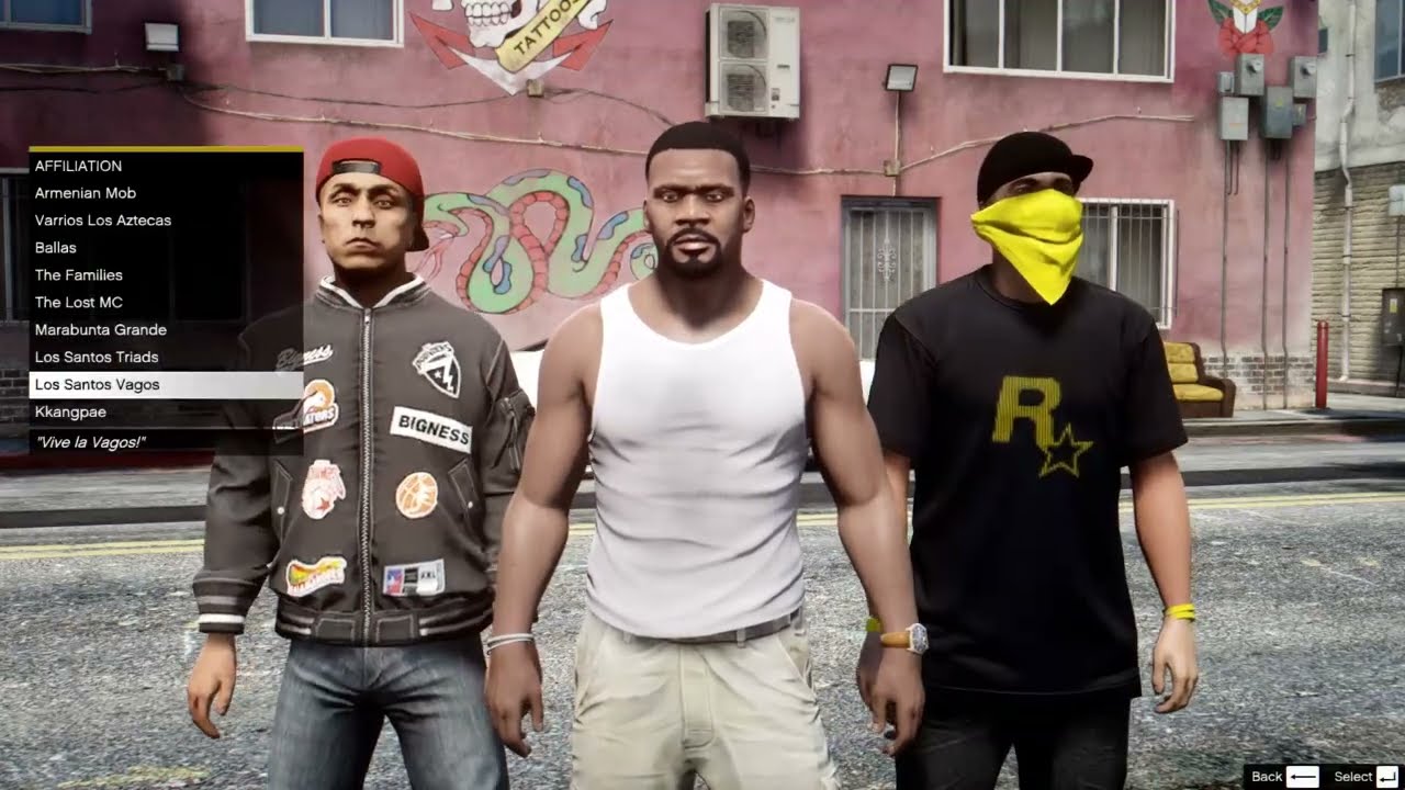 GTA V Respect Money Power Mod - All Gangs Now Playable