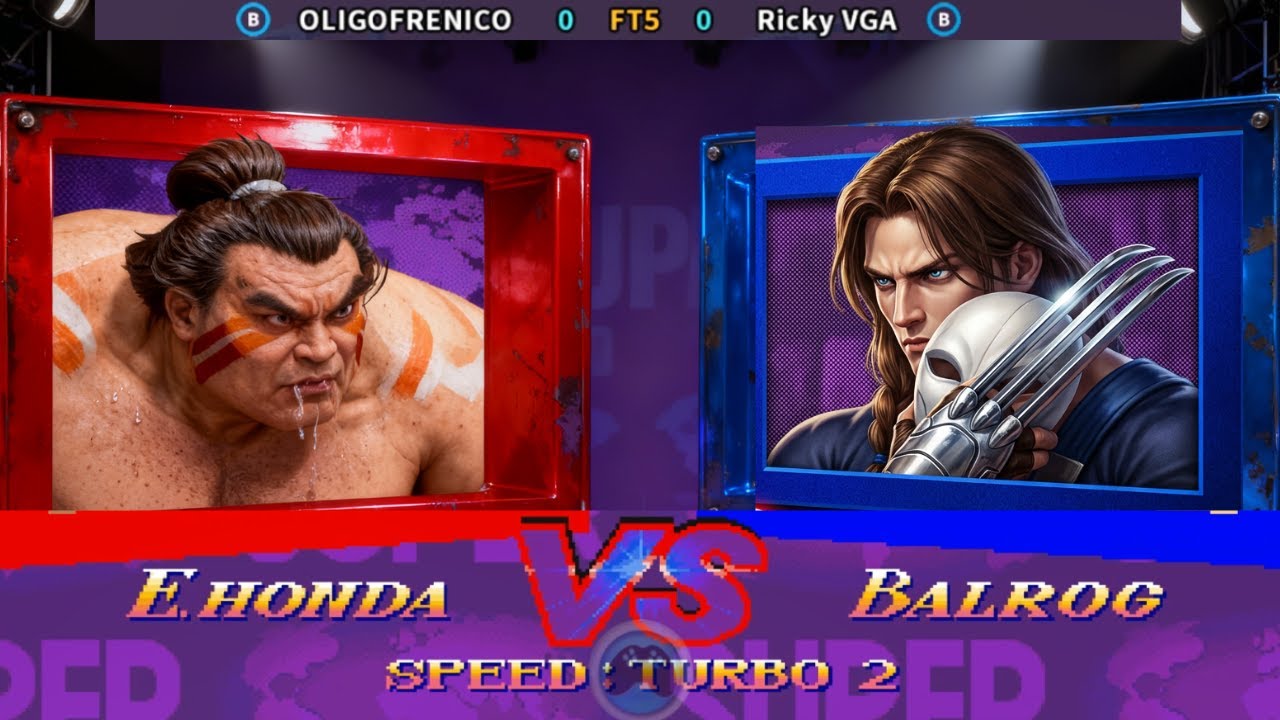 Super Street Fighter 2 Turbo OLIGOFRENICO cs RickyVGA FT5