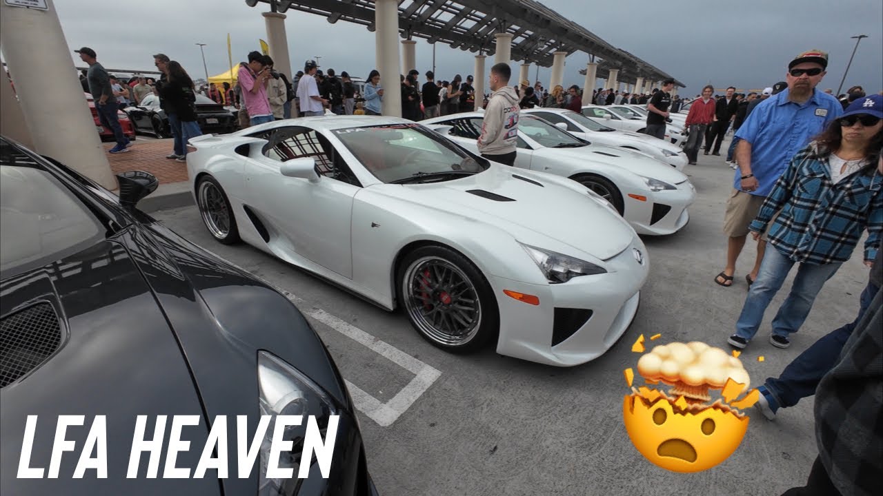 MULTIPLE LFA’S PULL UP TO OC CARS & COFFEE ☕️