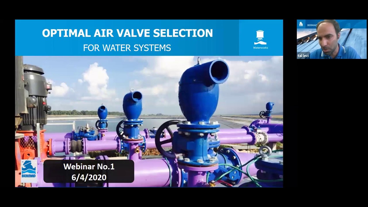 Optimal Air Valve Selection for Water Systems Webinar