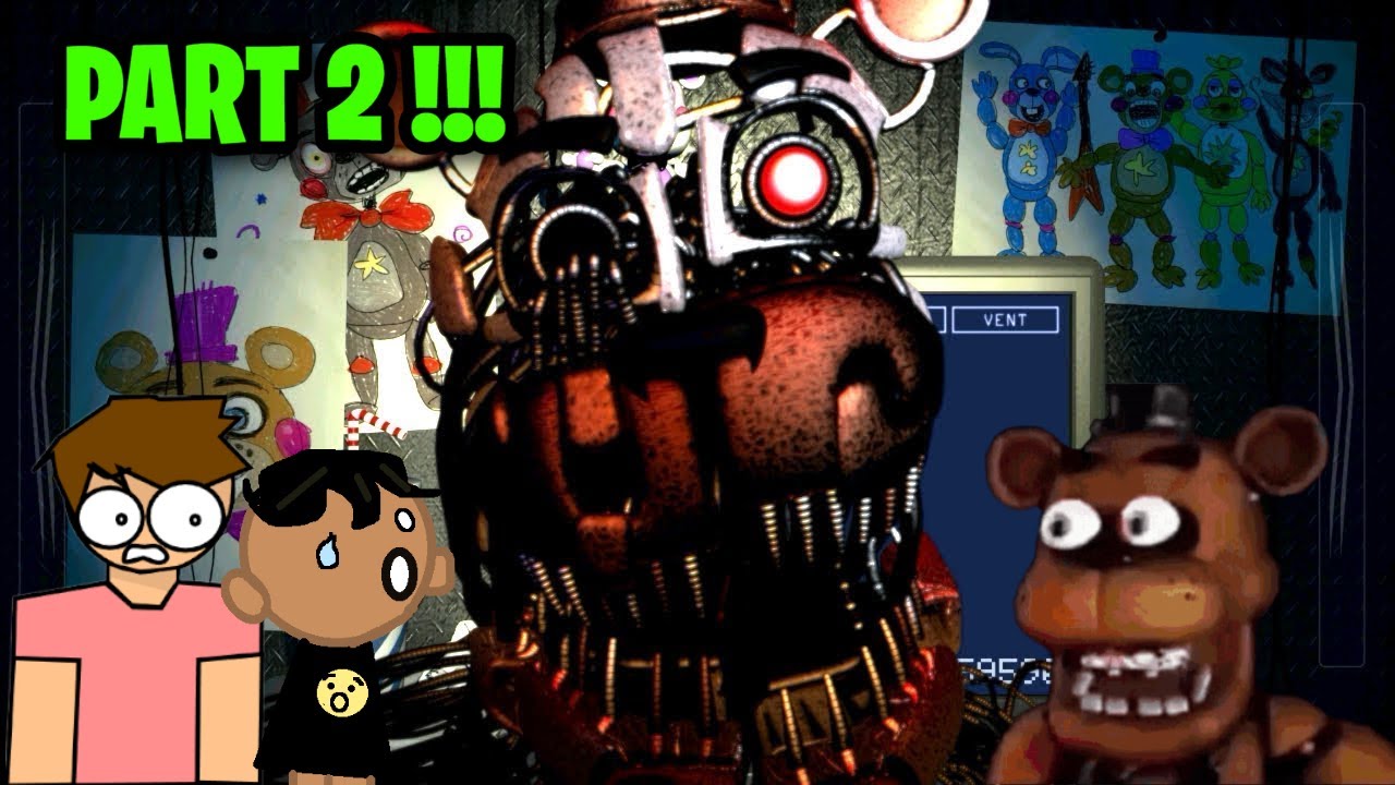 Playing FNAF Pizza Sim Part 2