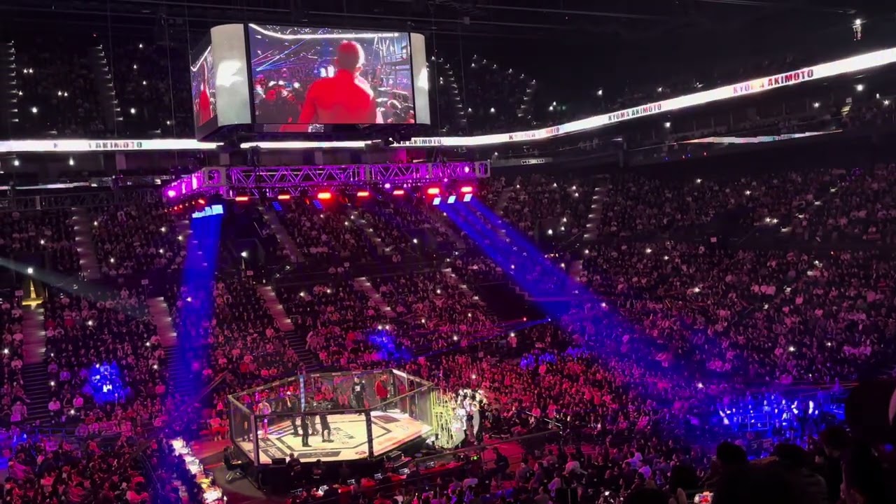 ［現地映像］RIZIN landmark12 秋元選手入場シーン　RIZIN LANDMARK神戸の雰囲気が最高だった