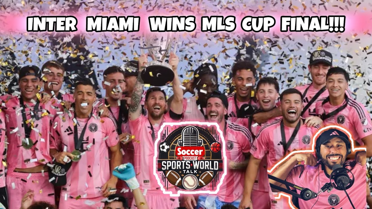 Inter Miami Wins MLS Cup!!  #messi #intermiami #mlscup #soccer #reaction 