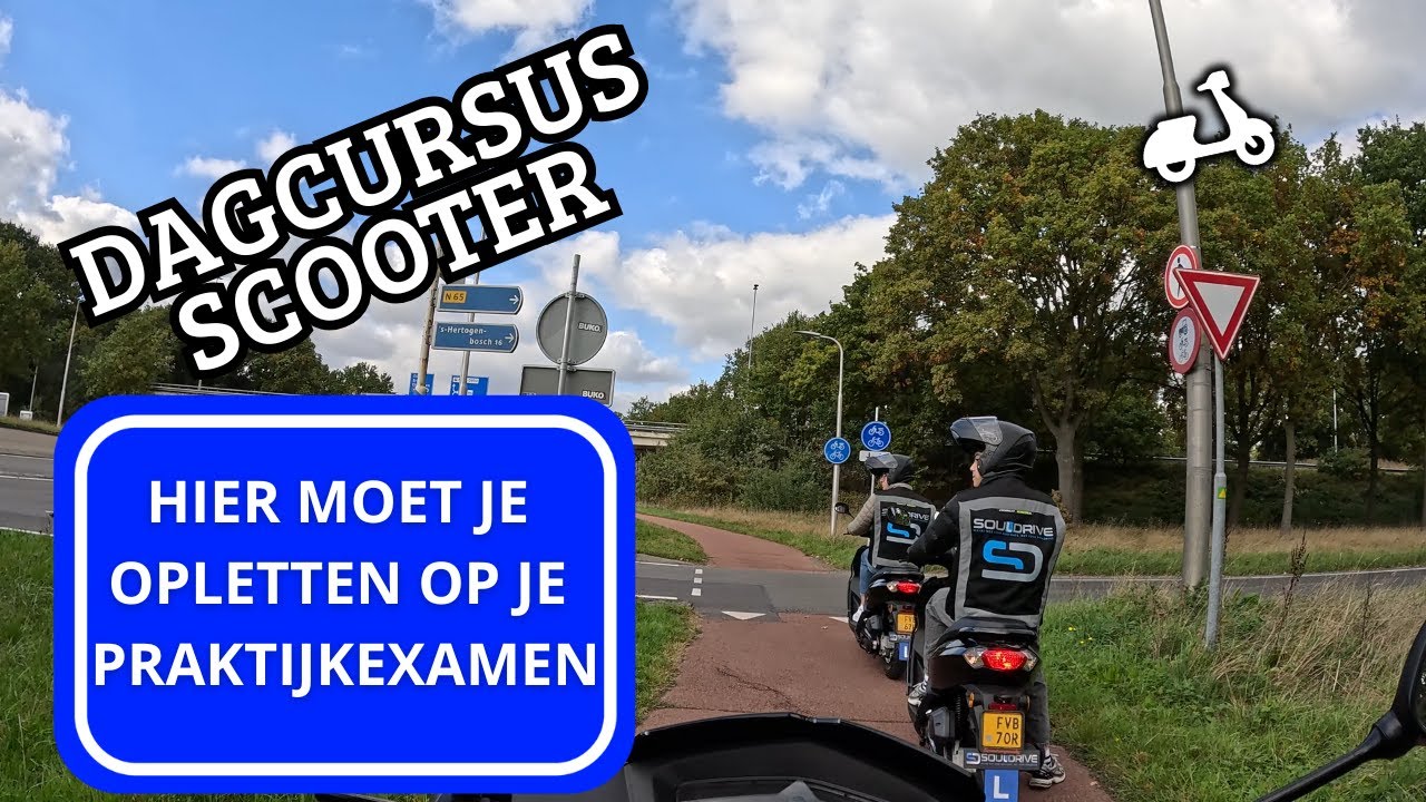 🚨 DAGCURSUS SCOOTER PRAKTIJKEXAMEN – HIER MOET JE OP LETTEN ❤️🧠💪