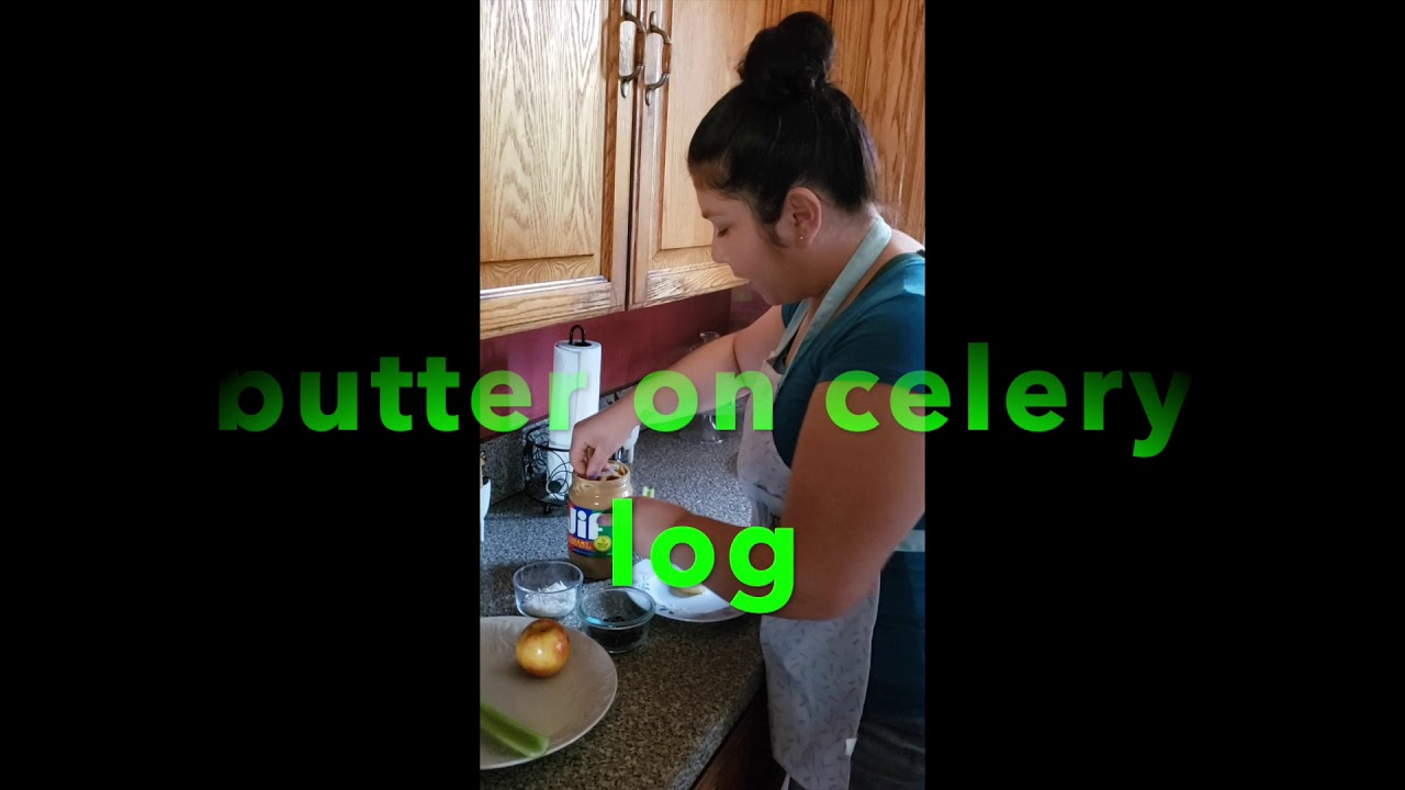 Alice Makes Celery With Peanut Butter