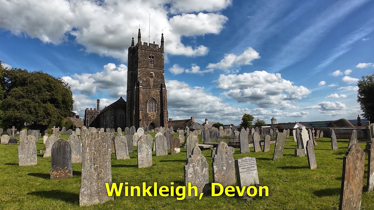 Winkleigh Church and Churchyard, Devon, UK: Historic parish church in a mid-devon village.