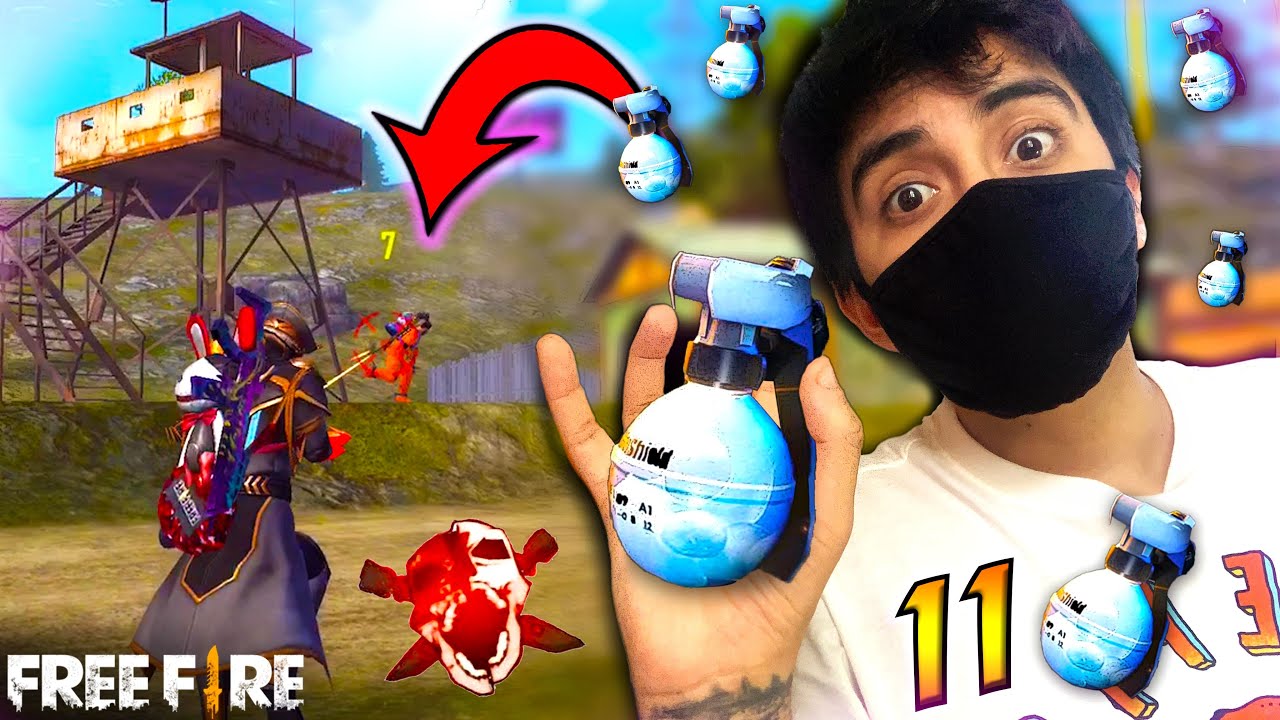 USÉ 11 PAREDES para GANARLE a ESTE JUGADOR PROFESIONAL 🤣 *VUELA* 😨 FREE FIRE CLASIFICATORIA 🚀