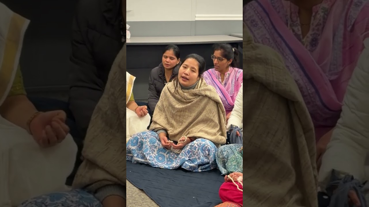 Saturday satsang  Hare Krishna kirtan dance katha 