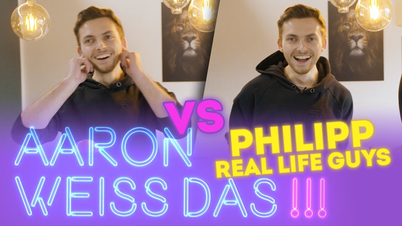 Wie SCHLAU ist der Philipp von den @TheRealLifeGuys ? | Aaron wei&szlig; das!