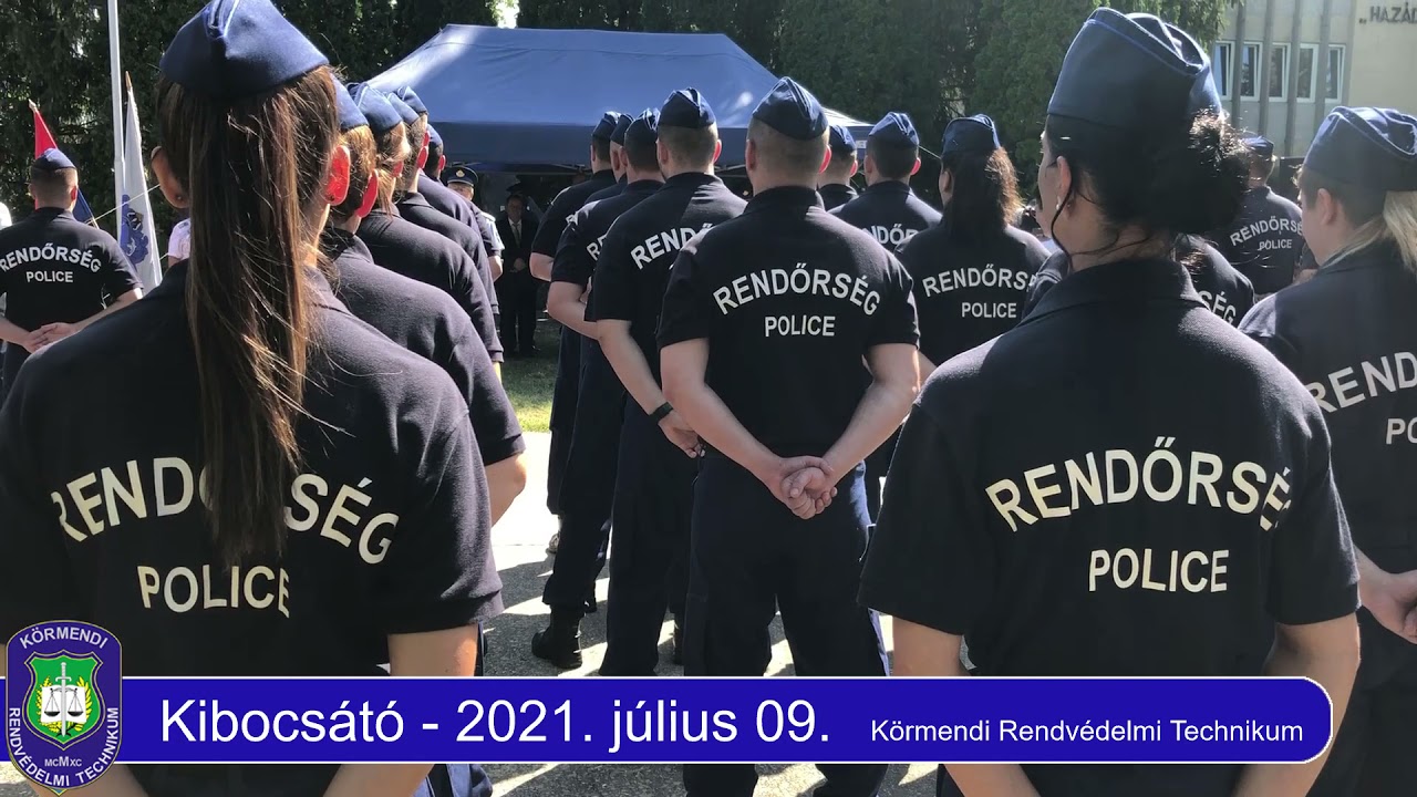 Körmendi Rendvédelmi Technikum kibocsátó - 2021.07.09.