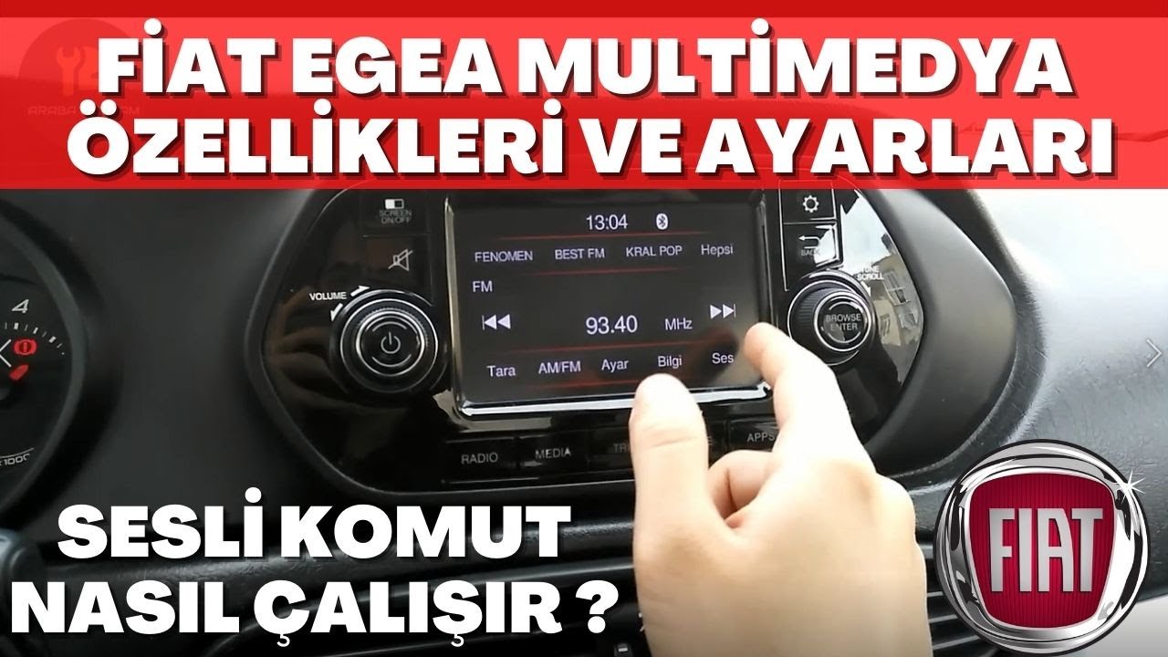 FİAT EGEA MULTİMEDYA ÖZELLİKLERİ VE AYARLARI | FİAT EGEA SESLİ KOMUT ÖZELLİĞİ NASIL ÇALIŞIR ?