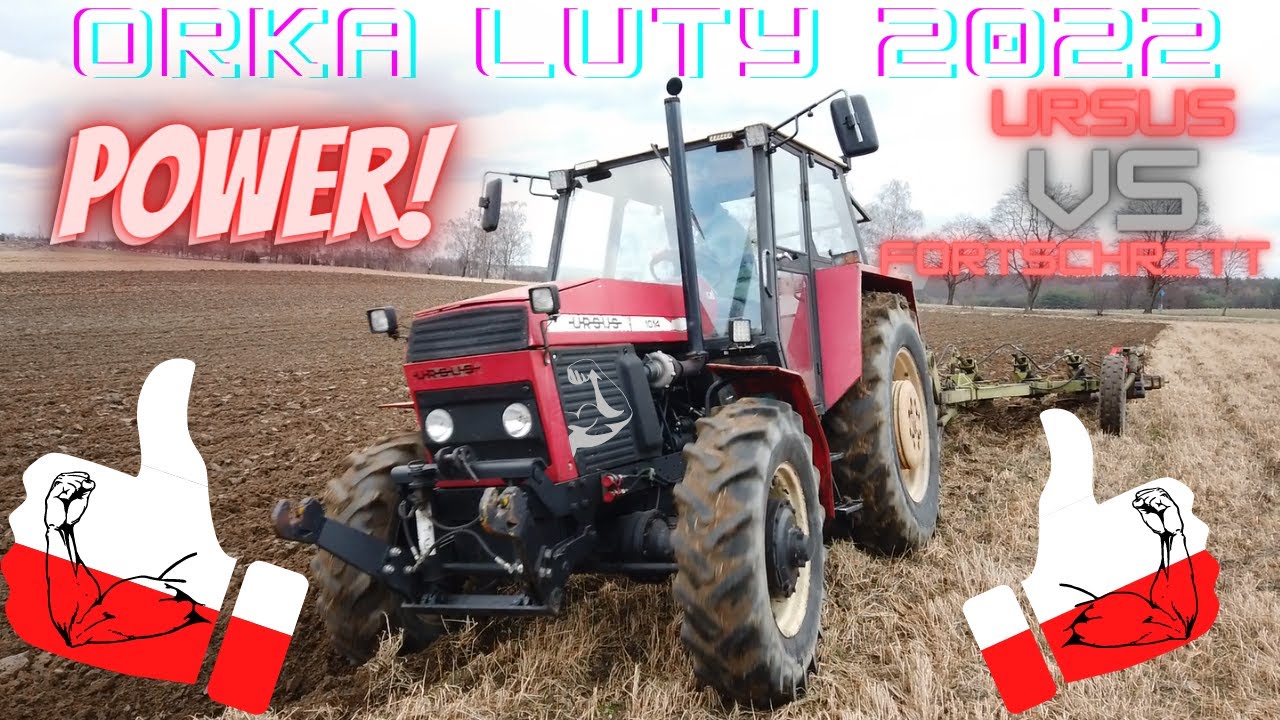 Orka 2022 / Ursus 1014 + pług Fortschritt 5 skibowy
