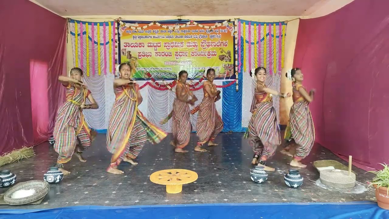 ಜಾನಪದ ನೃತ್ಯ, ಮುಂಜಾನೆದ್ದು ಕುಂಬಾರಣ್ಣ, ಸಿದ್ದಾಪುರ ತಾಲೂಕಾ ಮಟ್ಟದ ಪ್ರತಿಭಾ ಕಾರಂಜಿ 2022-23