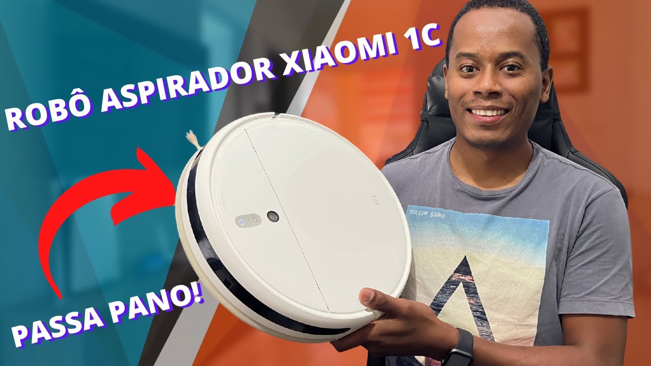 ROBÔ ASPIRADOR QUE LIMPA E PASSA PANO. LIMPA MESMO? ROBÔ ASPIRADOR XIAOMI 1C | ANÁLISE