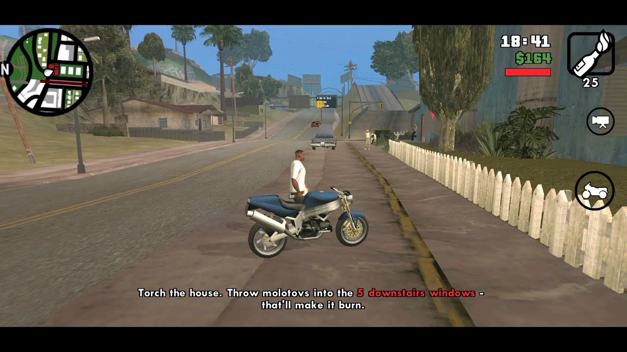 GTA San Andreas - Burning Desire Mission | easy way | Android Gameplay (HD)