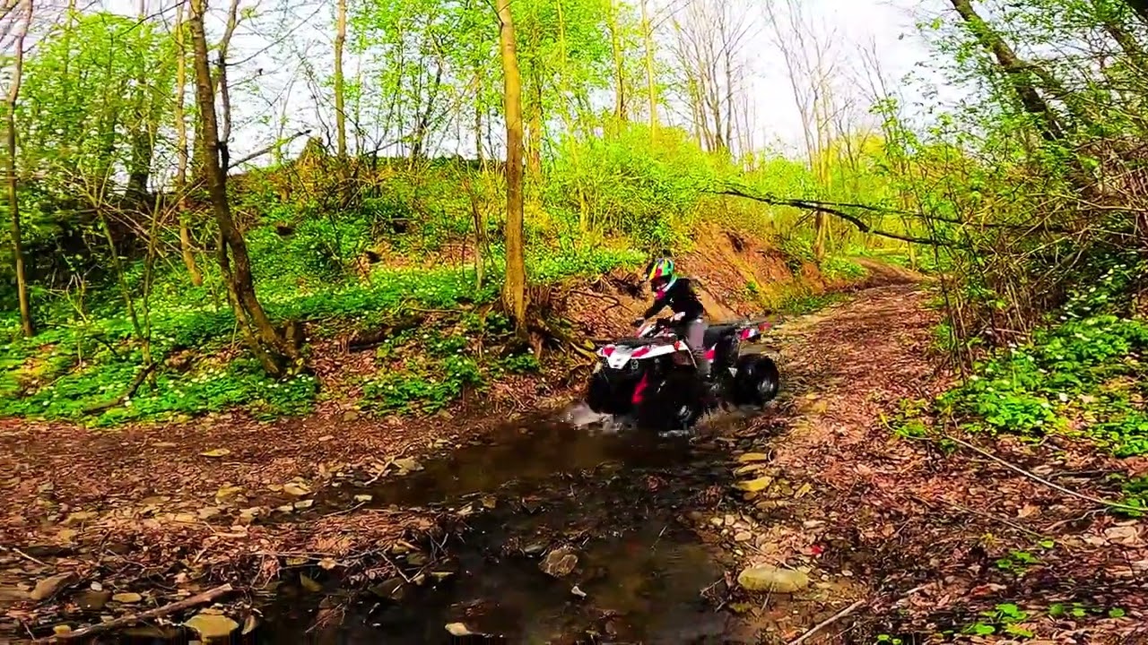 Fabi xx jazda off road na quadzie Kayo AU 125