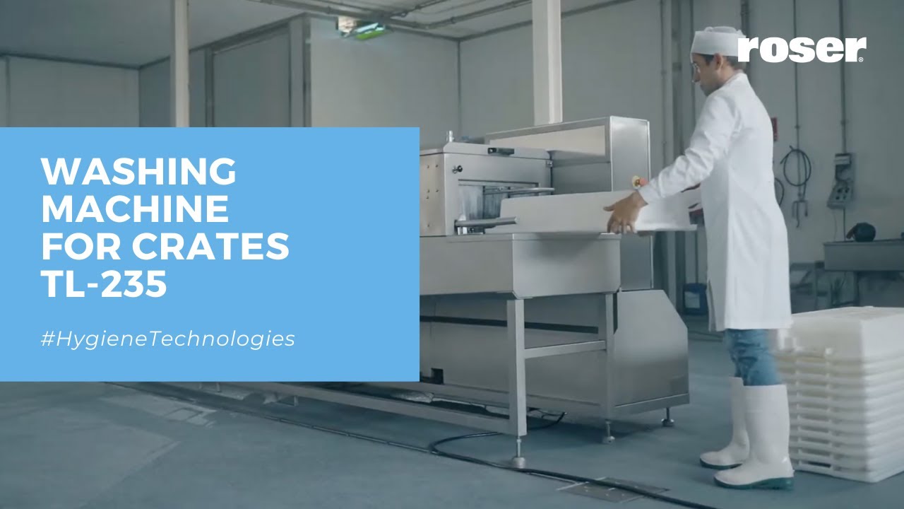 The HYGIENE solution for washing crates | TL 235 with 300 crates/hour