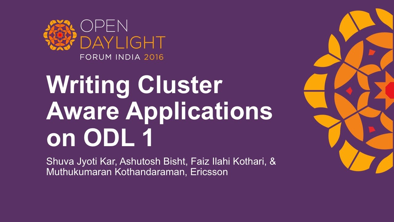 Writing Cluster Aware Applications on ODL Part 1- Shuva Jyoti Kar, Ashutosh Bisht