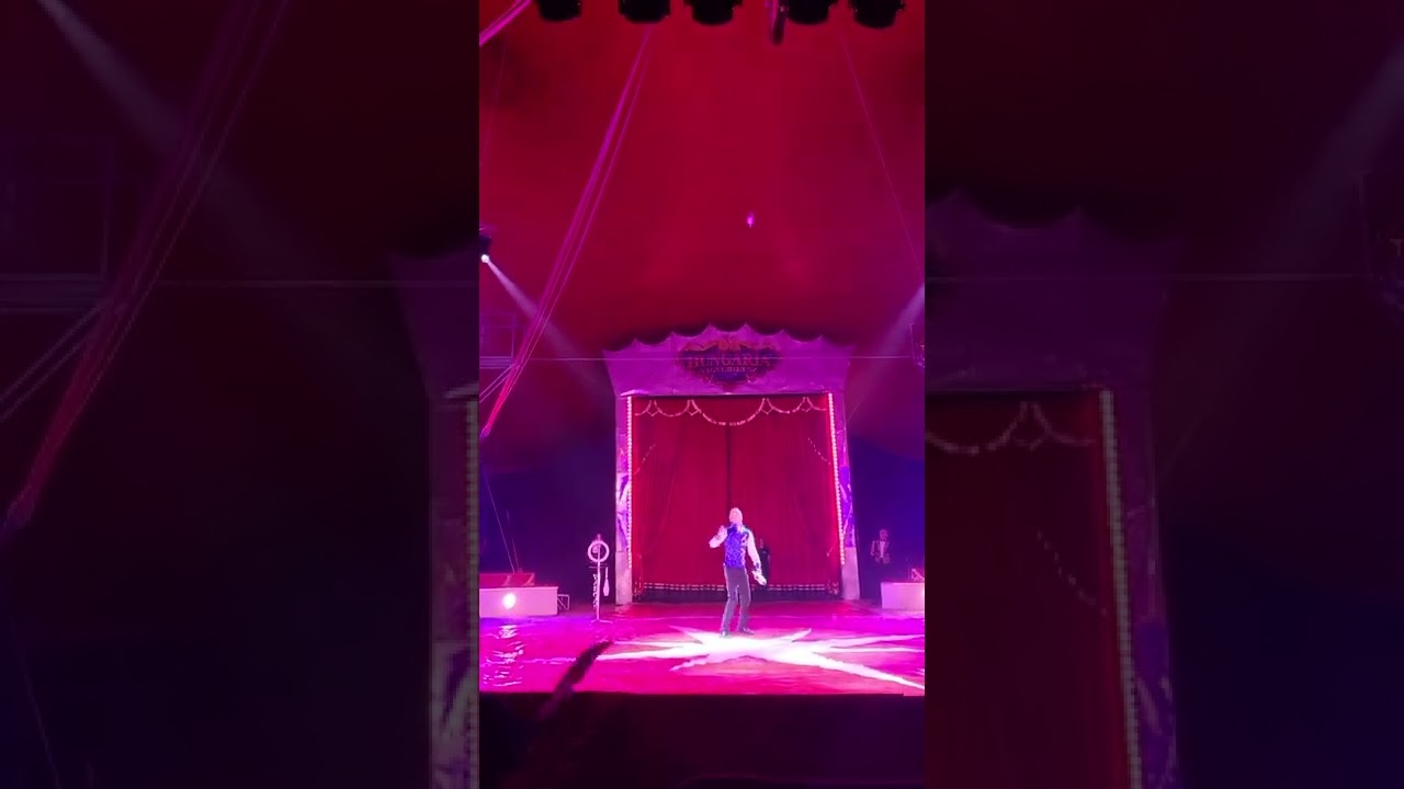 Huan Vargas Juggler act. HUNGÁRIA NAGYCIRKUSZ 2022.07.12