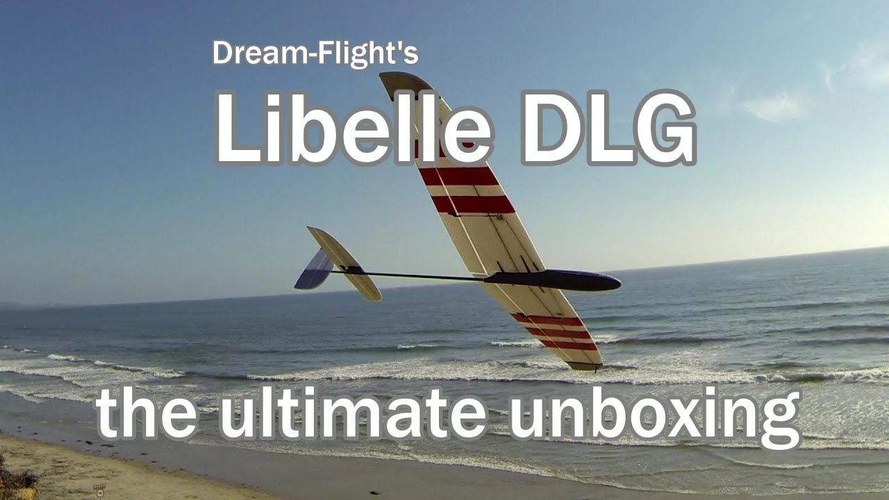 Dream Flight Libelle Glider Ultimate Unboxing and Slope Soaring